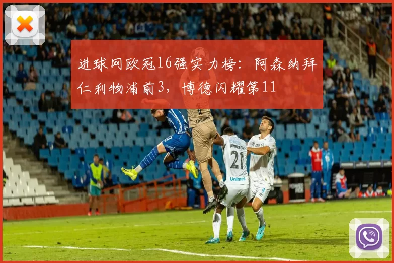 进球网欧冠16强实力榜：阿森纳拜仁利物浦前3，博德闪耀第11